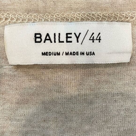 EUC Bailey/44 Oatmeal Heather Open Shoulder Top Sz. M - Picture 4 of 6